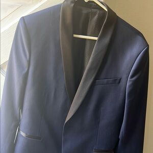 Elegant Navy Blue Men's Blazer